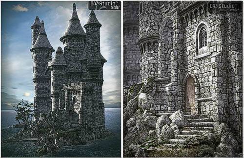 Worlds Of Fantasy - Island Castle