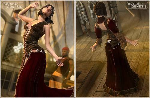 Magna Hart and Textures for Genesis