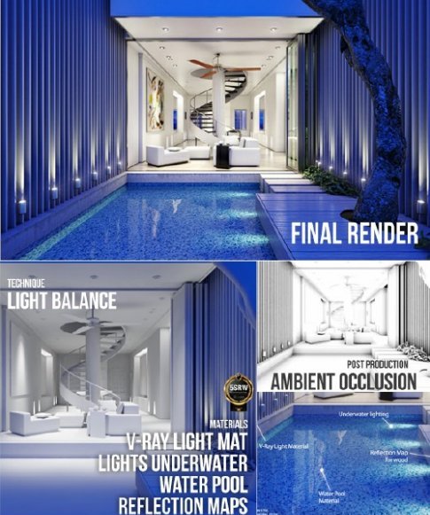 VRay Video Tutorial BLUE VILLA